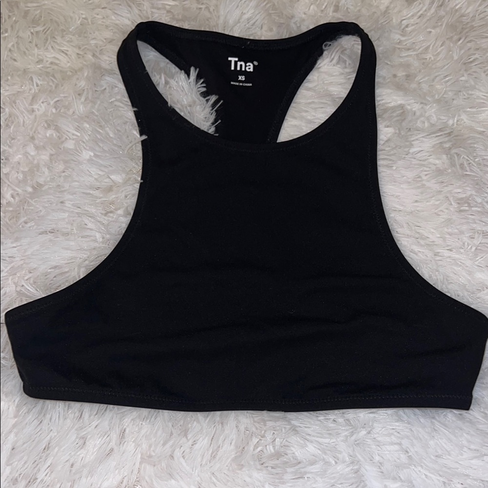 TNA Jet Black Athletic Top